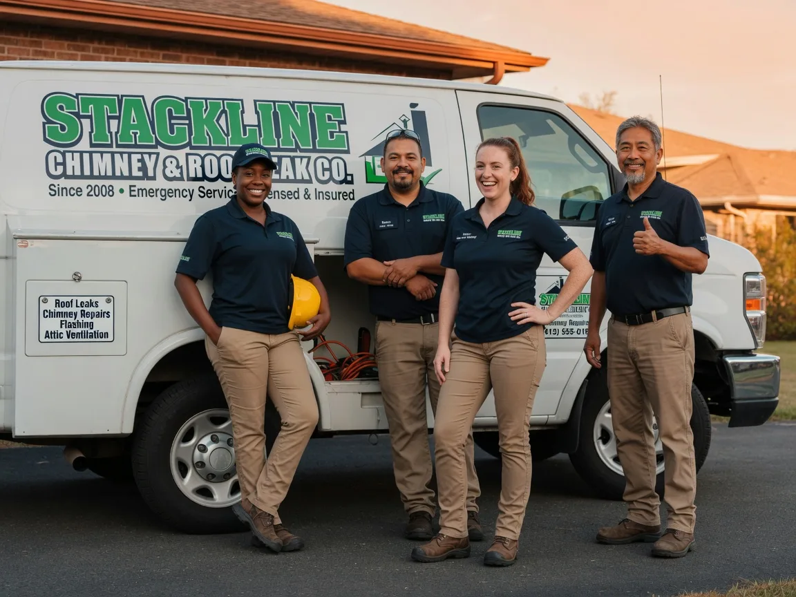 Chimney flashing repair company in Monticello, MS